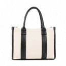 Bolso Shopper Pequeño Bicolor  LOLA CASADEMUNT