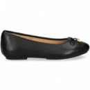 Bailarina Lazo Piel Negro  FITFLOP