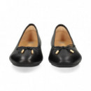 Bailarina Lazo Piel Negro  FITFLOP