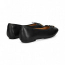 Bailarina Lazo Piel Negro  FITFLOP