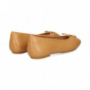 Bailarina Lazo Piel Beige  FITFLOP