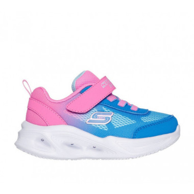 Playeras de Luces SKECHERS Rosa Azul