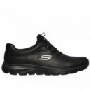 Zapatillas SKECHERS de Material Negras