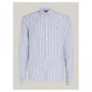 Camisa Classic Poplin Stripe Sf Shirt  TOMMY HILFIGER