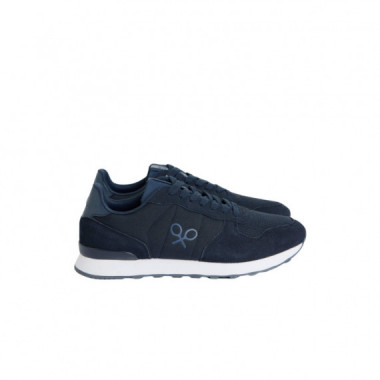 129270 Zapatillas SILBON Hombre Running Clasica Marino