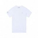 129997 Camisetas SILBON Hombre Raqueta Retro Sb Blanca