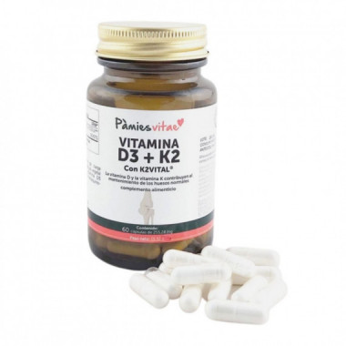 LAB VITAMINA D3 + K2 PV 60 CAPSULAS