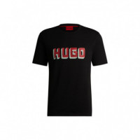 HUGO Camiseta Negra 50516624-001