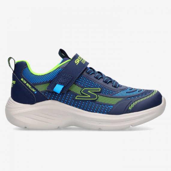 Playeras SKECHERS Azul Verde Niño