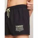 Bañador TOMMY JEANS Drawstring Negro