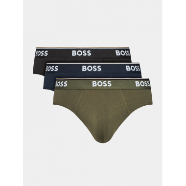 3PACK Slip Boss Negro-marino-verde  HUGO