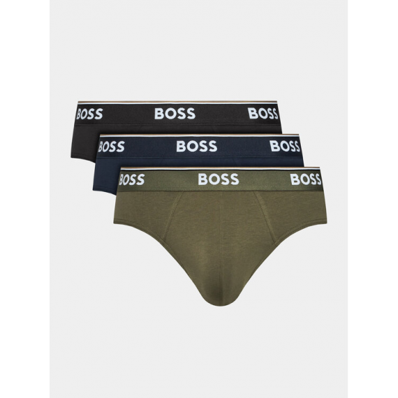 3PACK Slip Boss Negro-marino-verde  HUGO