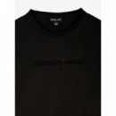 Embossed Logo Tee Black  MICHAEL KORS