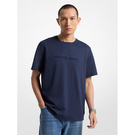 Embossed Logo Tee Midnight  MICHAEL KORS