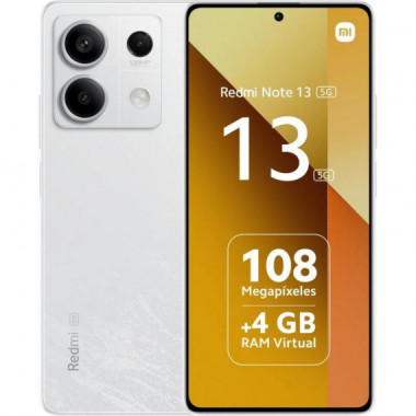 Smartphone XIAOMI Redmi Note 13 6.67 Fhd+ 8GB/256GB/108MP/NFC/5G White