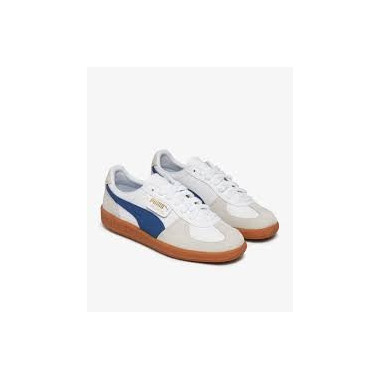 Palermo Lth PUMA White-Blue Horizo. PUMA