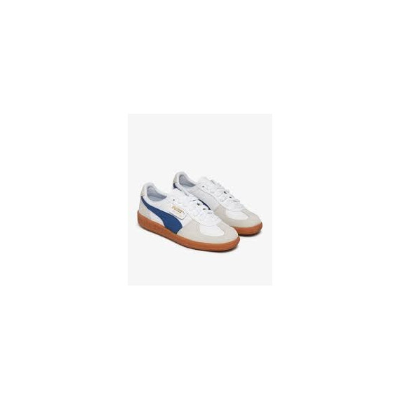 Palermo Lth PUMA White-Blue Horizo. PUMA