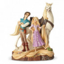 Figura Rapunzel y Flynn Enredados  ENESCO