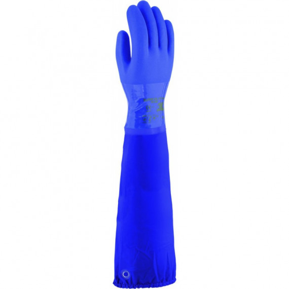 Guante PVC Azul 62 Cm