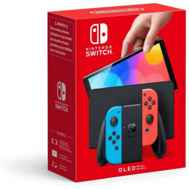 NINTENDO Consola Oled Neon Incluye Base/ 2 Mandos Joy-con