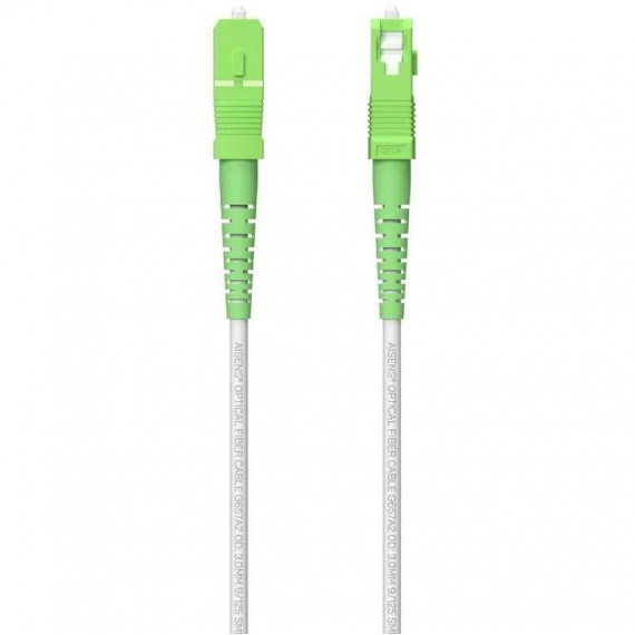 AISENS Cable Fibra Optico G657A2 3.0 200M Blanco