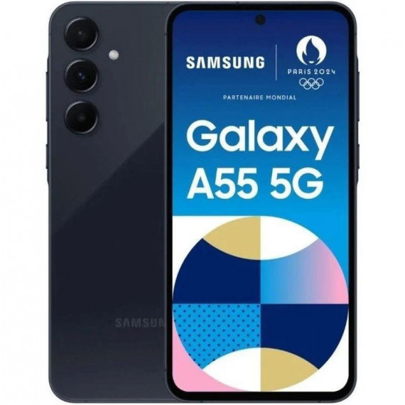 SAMSUNG Smartphone Galaxy A55 Enterprise 8GB 128GB 5G Negro Eclipse OC/8GB/128GB/6,6/ANDROID/5G