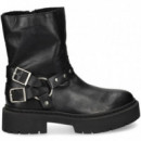 Botin ARGOLLA+2 Hebillas Piel Negro  STEVE MADDEN