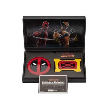 Set Pins Magnéticos Deadpool y Lobezno MARVEL