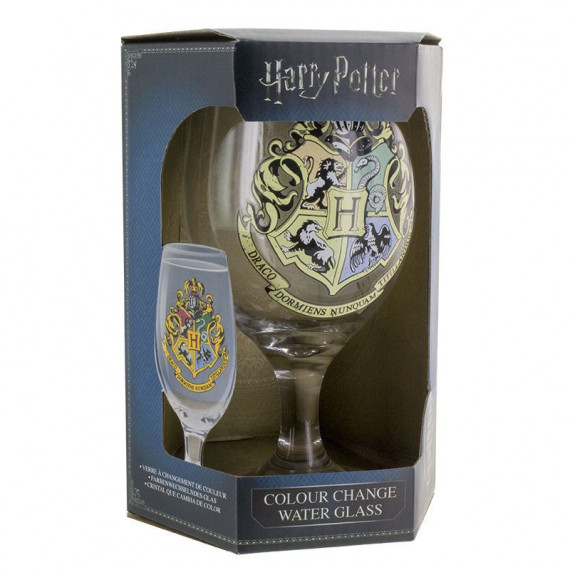 Copa Cristal Hogwarts Cambio de Color Harry Potter  PALADONE