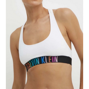 Bralette CALVIN KLEIN Blanco Logo Multicolor