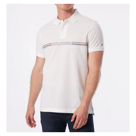 Polo TOMMY HILFIGER Chest Blanco