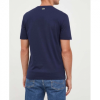 Camiseta LACOSTE Azul Marina Logo Frontal