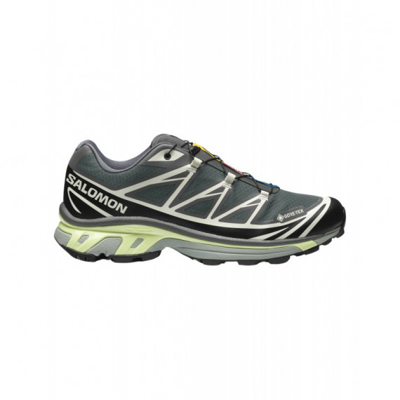 Calzado Zapatillas SALOMON XT-6 Gore-tex Urban Chic Black Lime Green