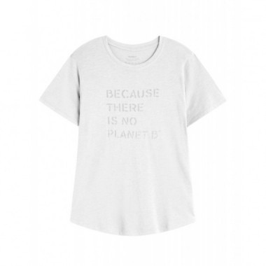 camisetas mujer Camiseta ECOALF Ambell White