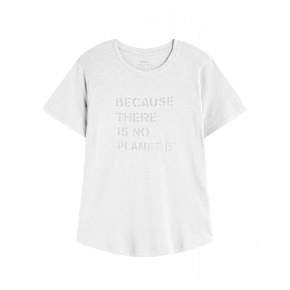 camisetas mujer Camiseta ECOALF Ambell White