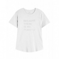 Camisetas Mujer Camiseta ECOALF Ambell White