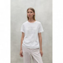 camisetas mujer Camiseta ECOALF Ambell White