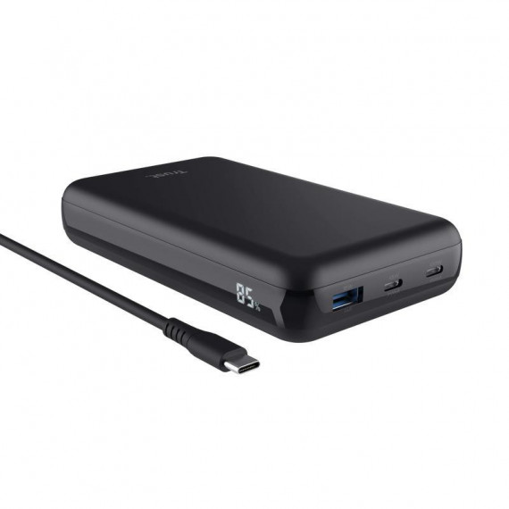 Bateria Externa 100W Usb-a + 2X Usb-c Black  TRUST