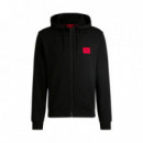 Sudadera con Capucha Regular Fit con Etiqueta con Logo  HUGO BOSS