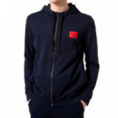 Sudadera con Capucha Regular Fit con Etiqueta con Logo  HUGO BOSS