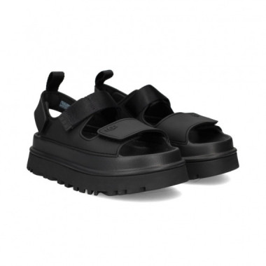 Sandalia Goma 3 Velcros Negro  UGG