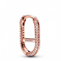 PANDORA Pendiente Link en Oro Rosa 289682C01