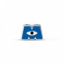 PANDORA Charm en Plata de Ley Logo M Monsters, Inc de Disney Pixar 792753C01