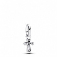 PANDORA Charm Mini Colgante en Plata de Ley Cruz Brillante 793044C01