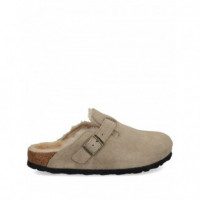 BIRKENSTOCK - Boston Shearling Leve - Taupe - 1028299/TAUPE