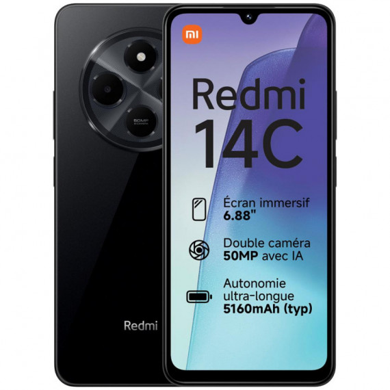 XIAOMI Redmi 14C 4GB 128GB Midnight Black