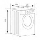 ASPES AL8200ED Lavadora Carga Frontal 8KG 1200 Rpm E Blanca