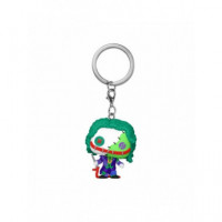 Llavero Pop Joker Patchwork Dc Comics  FUNKO