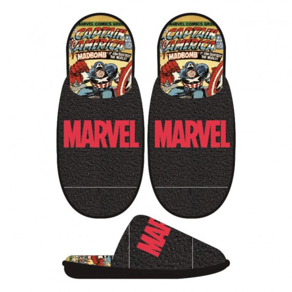 Pantuflas Capitán América Marvel Adulto  CERDÁ