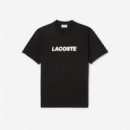 Camiseta LACOSTE Negra Logotipo